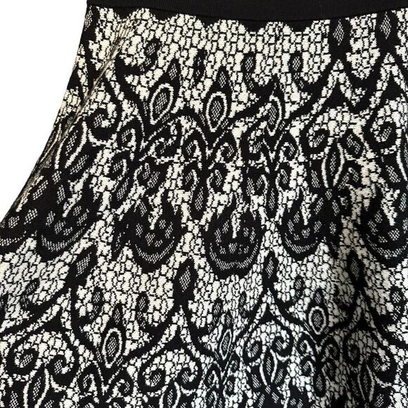 Cynthia Rowley Jacquard Print Knit Skirt - Picture 3 of 10